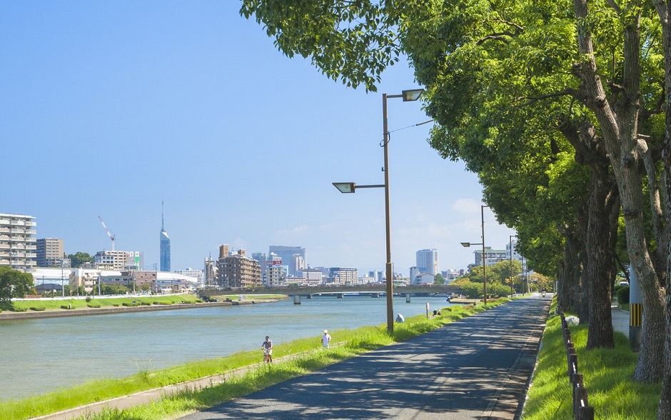 室見川河川敷